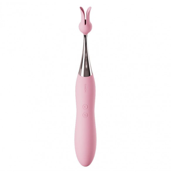 USA SVAKOM - Beatrice Double-Head Vibration Clitoral Tip Stimulator (Chargeable - Pink)